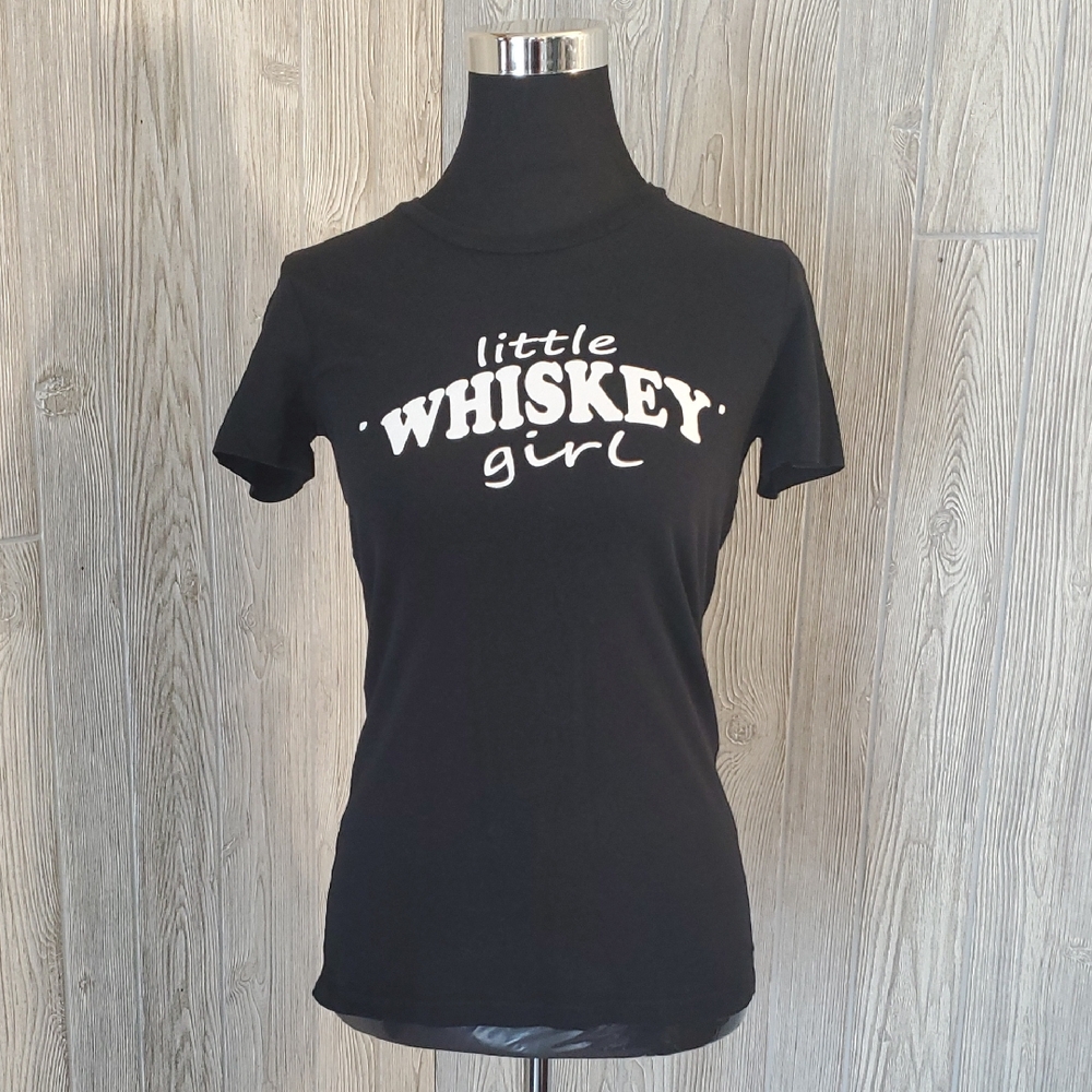 bella Black 'Little Whiskey Girl' Tee